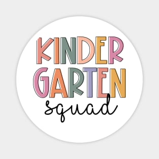 kindergarten Squad Teachers Kids kindergarten Back to School Magnet